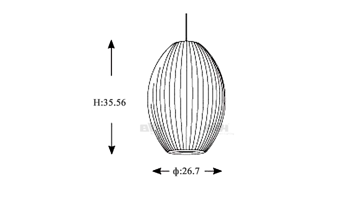 BVH博威灯饰 Bubble Lamp Cigar Pendant 小号吊灯